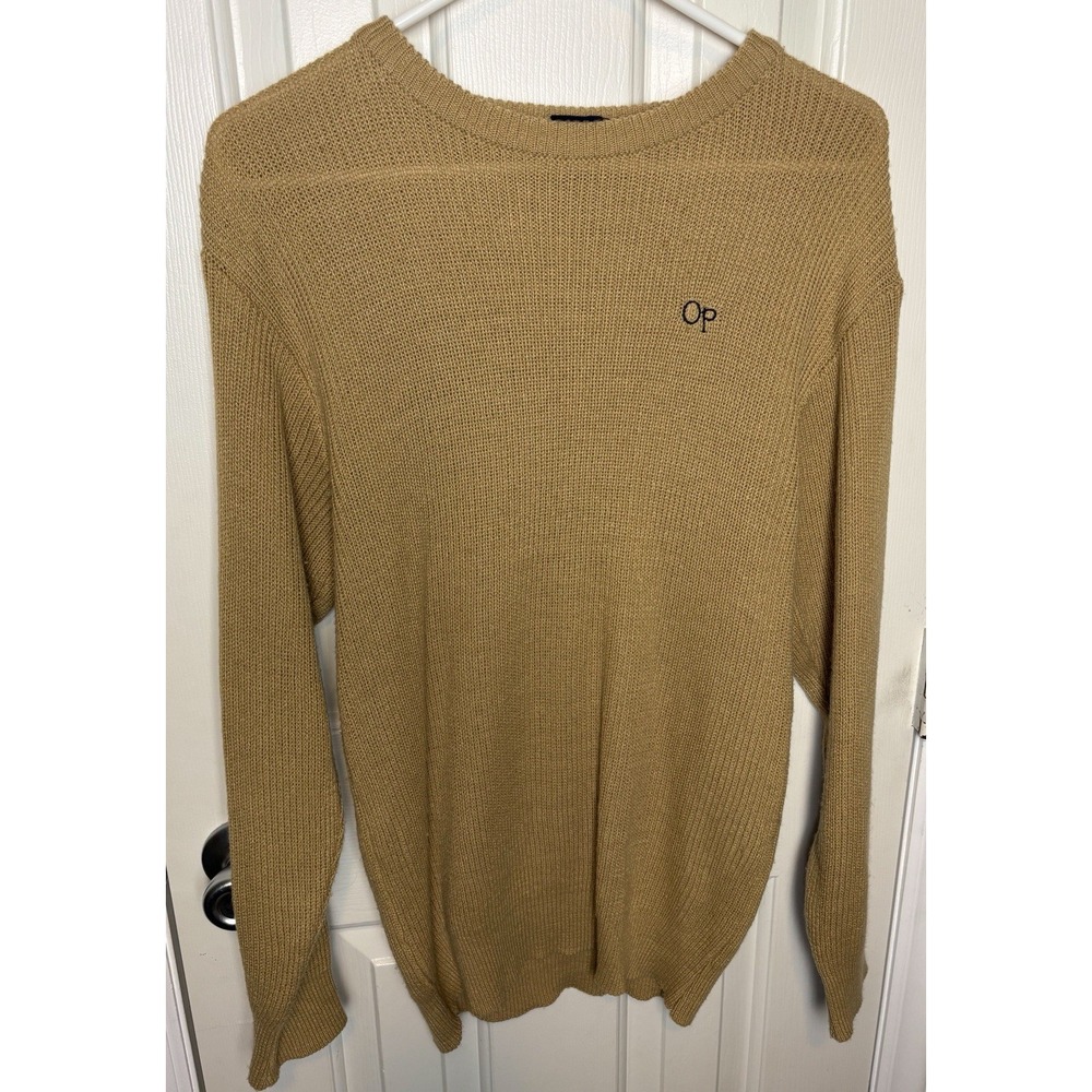 Vintage OP Longrider Bayly Apparel Crew Neck Sweater - Size M